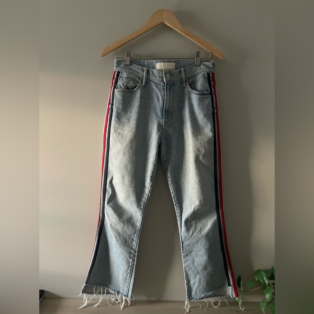 MOTHER Superior | The Insider Crop Step Fray 26 Preppy Streetwear Sporty - Picture 3 of 12